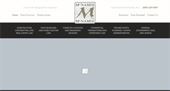 Desktop Screenshot of mcnameelaw.com