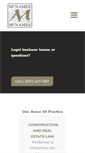 Mobile Screenshot of mcnameelaw.com